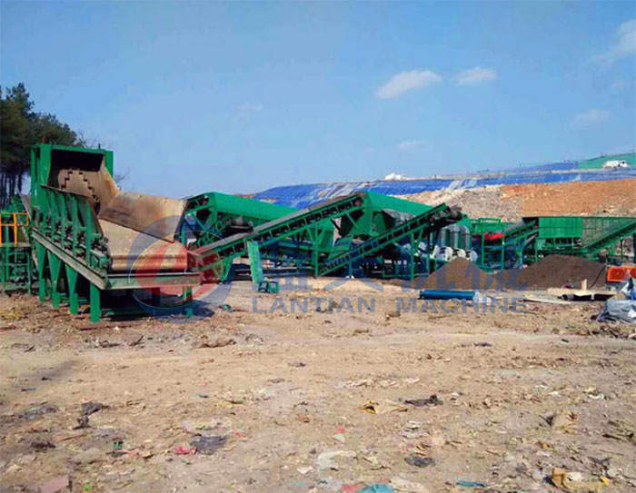 waste separation machine mexican customer site