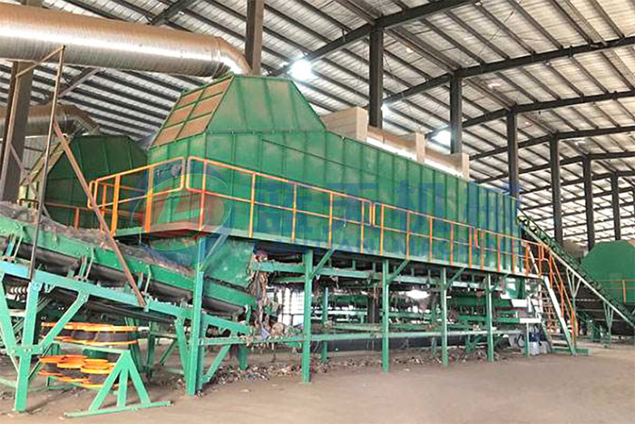 solid waste sorting equipment Egyptian customer site