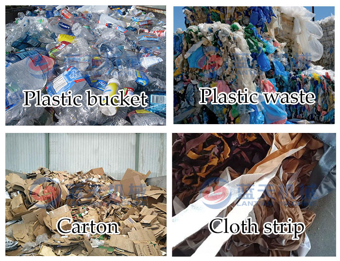 domestic waste sorting and processing machine