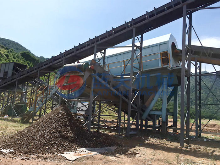 waste separation machine vietnam customer site
