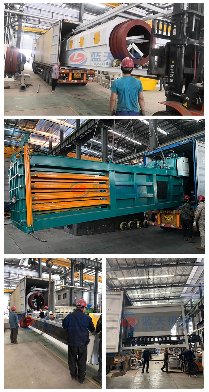 waste separation machine delivery site