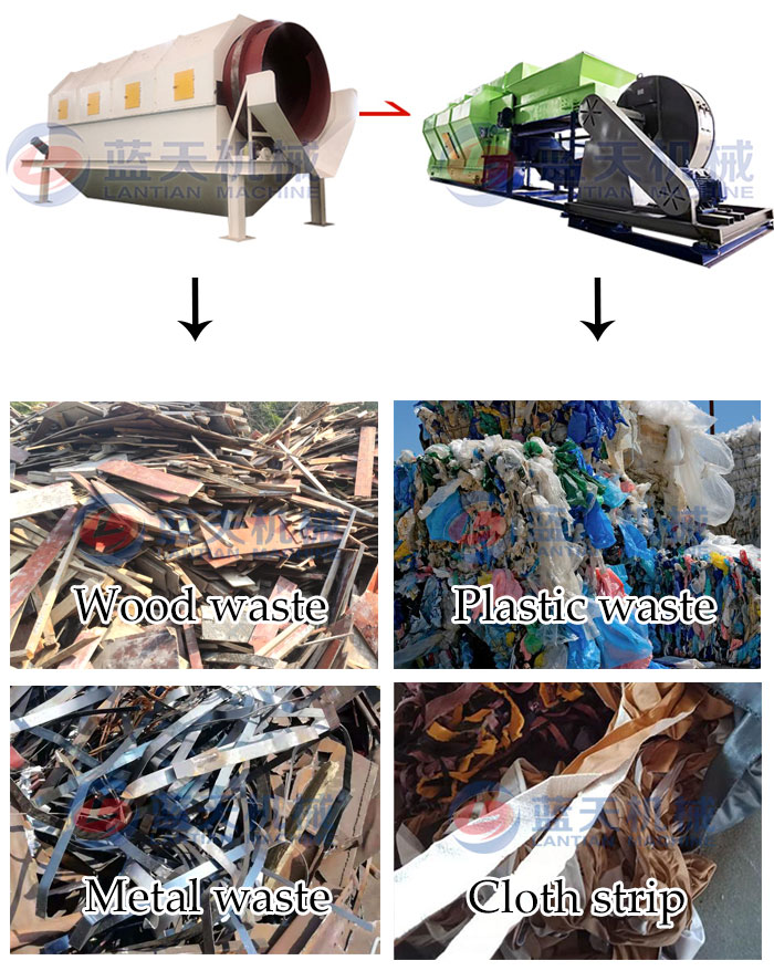 large garbage sorting equipment