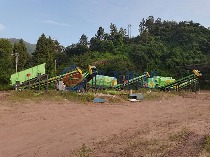 wood waste sorting machine