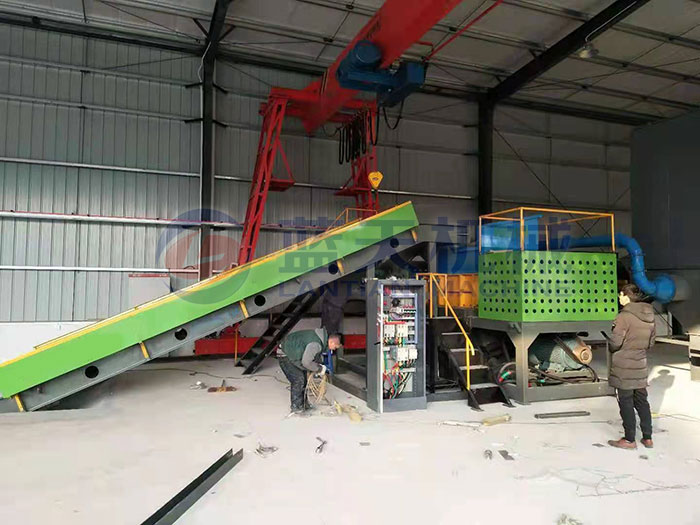 clothing shredder Vietnam customer site