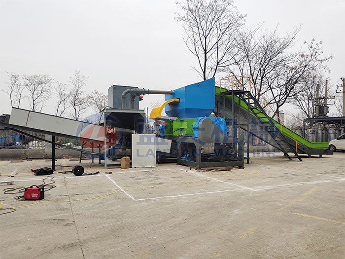 waste cloth shredding machine kyrgyzstan customer case