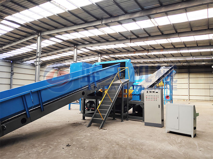 solid waste shredder Mongolia Customer Case
