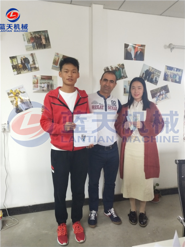 lebanon customers visits waste sorting machine