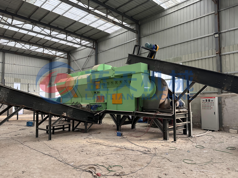 thailand garbage separator machine customer site