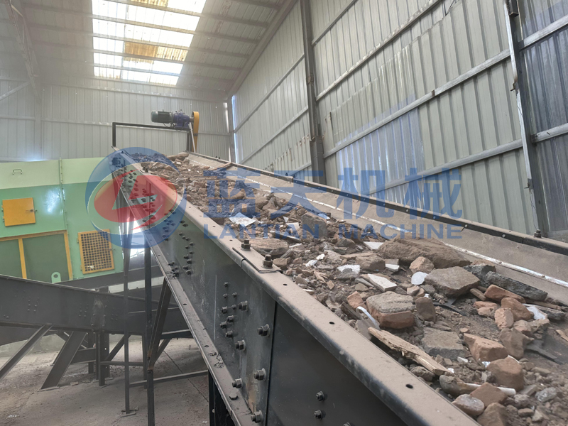 thailand garbage separator machine customer site