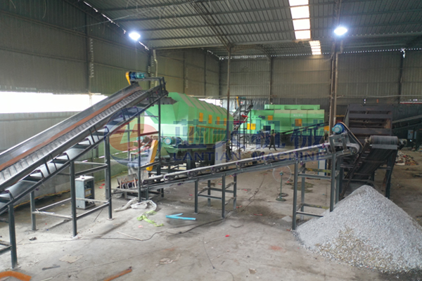 singapore garbage sorting machine customer site