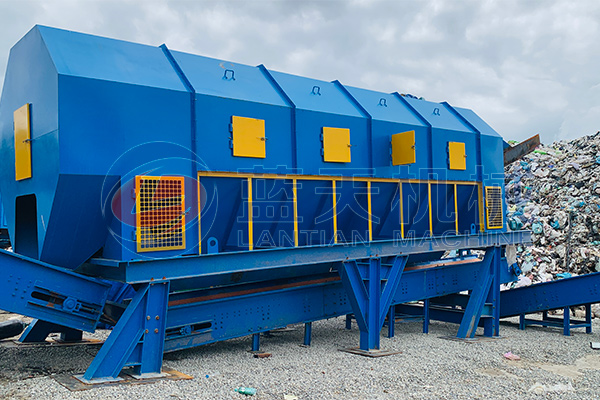 malaysia waste sorting machine customer site